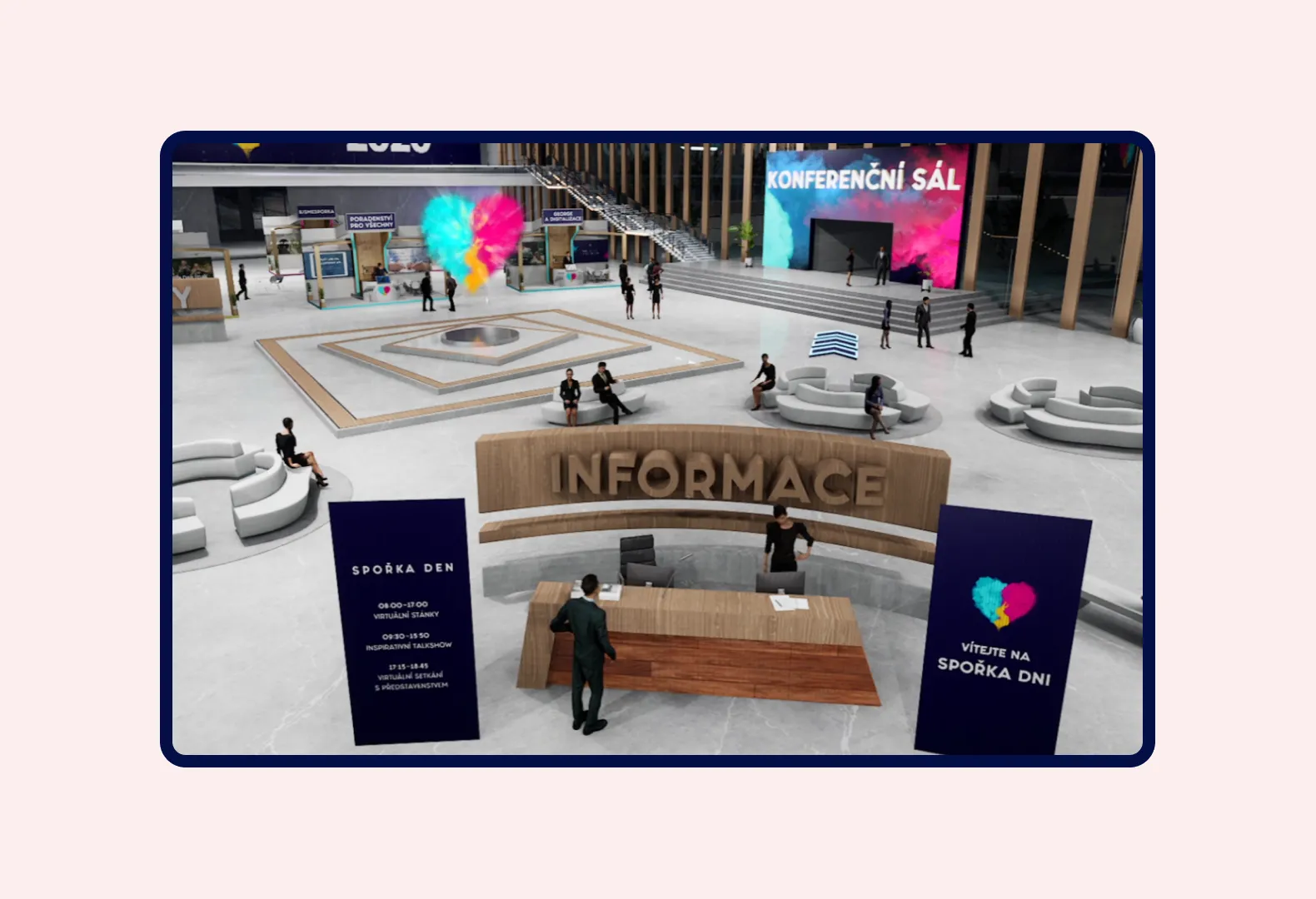 Microsite události a mobilní aplikace České spořitelny v Happenee