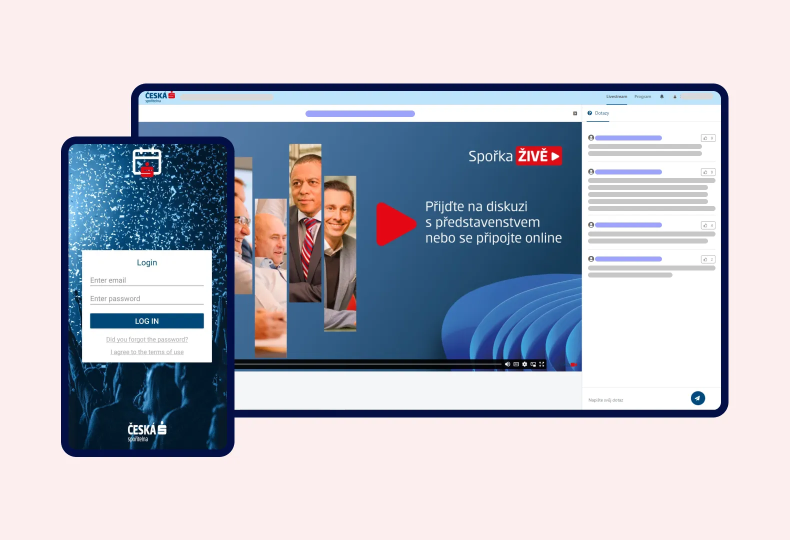 Platforma pro interní akce České spořitelny v Happenee